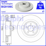 DELPHI Bremsscheibe