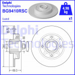 DELPHI Bremsscheibe