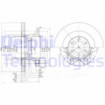 DELPHI Bremsscheibe