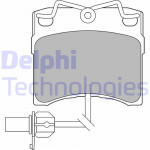 DELPHI Bremsbelagsatz, Scheibenbremse