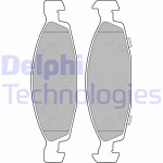 DELPHI Bremsbelagsatz, Scheibenbremse