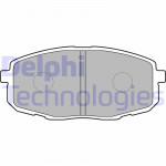 DELPHI Bremsbelagsatz, Scheibenbremse
