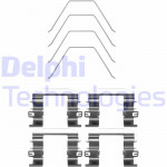 DELPHI Zubehörsatz, Scheibenbremsbelag