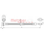 METZGER Bremsschlauch