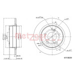 METZGER Bremsscheibe