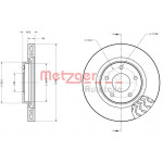 METZGER Bremsscheibe