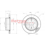 METZGER Bremsscheibe