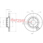 METZGER Bremsscheibe