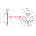 METZGER Bremsscheibe