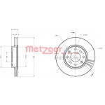 METZGER Bremsscheibe