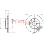 METZGER Bremsscheibe