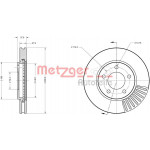 METZGER Bremsscheibe