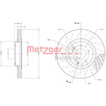 METZGER Bremsscheibe