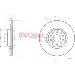 METZGER Bremsscheibe