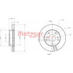 METZGER Bremsscheibe