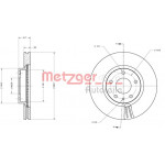 METZGER Bremsscheibe
