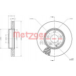 METZGER Bremsscheibe