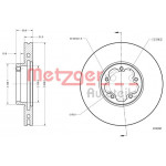 METZGER Bremsscheibe