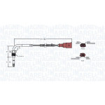 MAGNETI MARELLI Sensor, Abgastemperatur