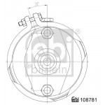 FEBI BILSTEIN Membranbremszylinder