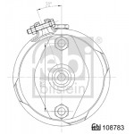 FEBI BILSTEIN Membranbremszylinder