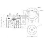 FEBI BILSTEIN Federbalg, Luftfederung