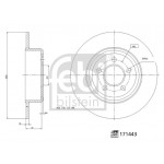 FEBI BILSTEIN Bremsscheibe