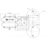 FEBI BILSTEIN Federbalg, Luftfederung