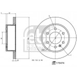 FEBI BILSTEIN Bremsscheibe