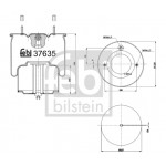 FEBI BILSTEIN Federbalg, Luftfederung