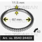 TRISCAN Sensorring, ABS