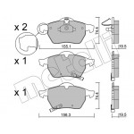 METELLI Bremsbelagsatz, Scheibenbremse
