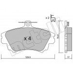 METELLI Bremsbelagsatz, Scheibenbremse
