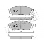 METELLI Bremsbelagsatz, Scheibenbremse
