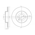 METELLI Bremsscheibe