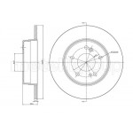METELLI Bremsscheibe