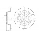 METELLI Bremsscheibe