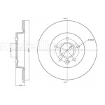 METELLI Bremsscheibe
