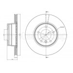METELLI Bremsscheibe