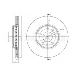METELLI Bremsscheibe