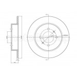 METELLI Bremsscheibe