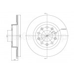 METELLI Bremsscheibe