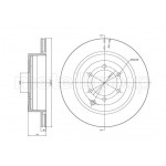 METELLI Bremsscheibe