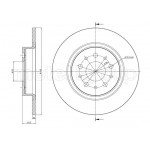METELLI Bremsscheibe