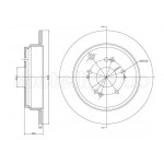 METELLI Bremsscheibe