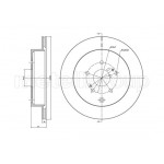 METELLI Bremsscheibe