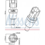 NISSENS Sensor, Kühlmitteltemperatur