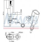 NISSENS Sensor, Kühlmitteltemperatur