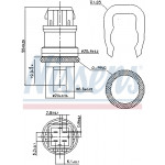 NISSENS Sensor, Kühlmitteltemperatur