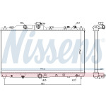NISSENS Kühler, Motorkühlung